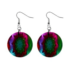 Rainbow Waves Mini Button Earrings by Sparkle