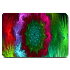 Rainbow Waves Large Doormat  by Sparkle