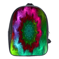 Rainbow Waves School Bag (large) by Sparkle