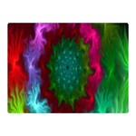 Rainbow Waves Double Sided Flano Blanket (Mini)  35 x27  Blanket Front