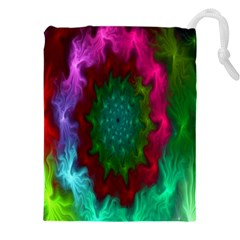 Rainbow Waves Drawstring Pouch (4xl) by Sparkle