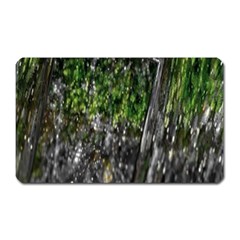 Green Glitter Squre Magnet (rectangular) by Sparkle