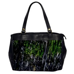 Green Glitter Squre Oversize Office Handbag by Sparkle