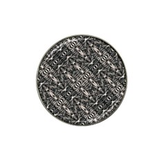 Modern Tribal Silver Ornate Pattern Print Hat Clip Ball Marker (10 Pack) by dflcprintsclothing