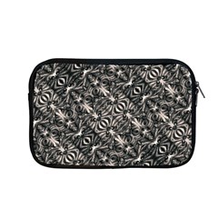 Modern Tribal Silver Ornate Pattern Print Apple Macbook Pro 13  Zipper Case by dflcprintsclothing