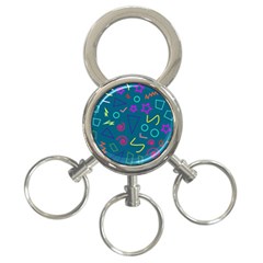 Memphis  3-ring Key Chain by Sobalvarro