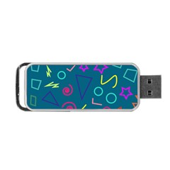 Memphis  Portable Usb Flash (one Side) by Sobalvarro