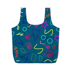 Memphis  Full Print Recycle Bag (m) by Sobalvarro