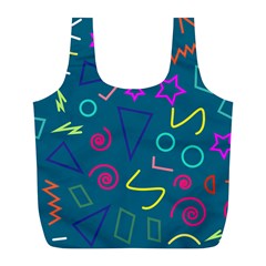 Memphis  Full Print Recycle Bag (l) by Sobalvarro