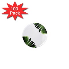 Banana Leaves 1  Mini Magnets (100 Pack)  by goljakoff