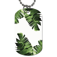 Banana Leaves Dog Tag (one Side) by goljakoff