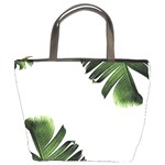 Banana leaves Bucket Bag Front