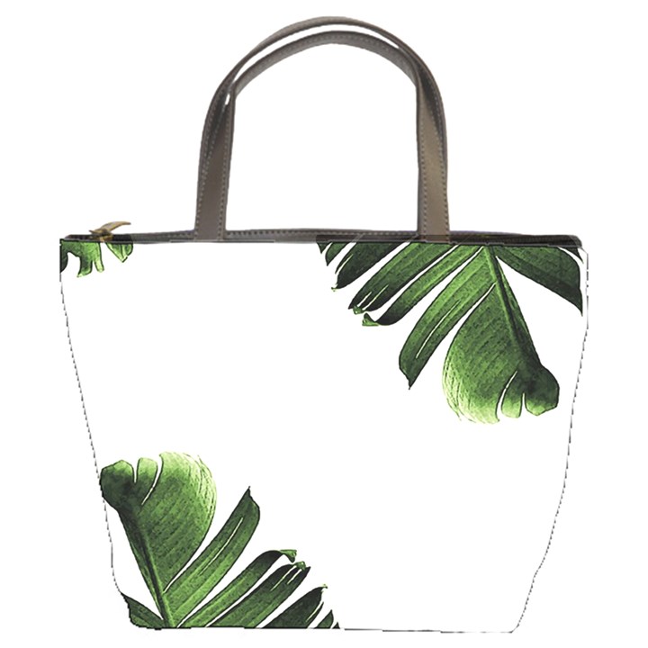 Banana leaves Bucket Bag