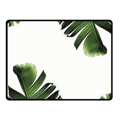 Banana Leaves Fleece Blanket (small) by goljakoff