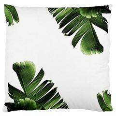 Banana Leaves Large Cushion Case (two Sides) by goljakoff