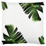 Banana leaves Large Cushion Case (Two Sides) Front