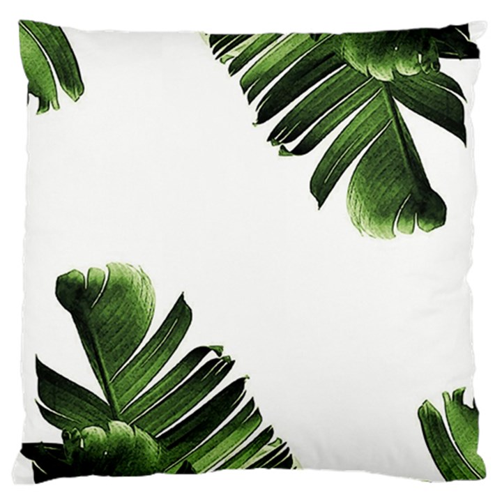 Banana leaves Large Cushion Case (Two Sides)