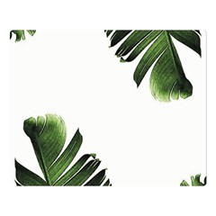 Banana Leaves Double Sided Flano Blanket (large) 