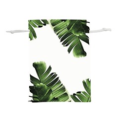 Banana Leaves Lightweight Drawstring Pouch (l) by goljakoff