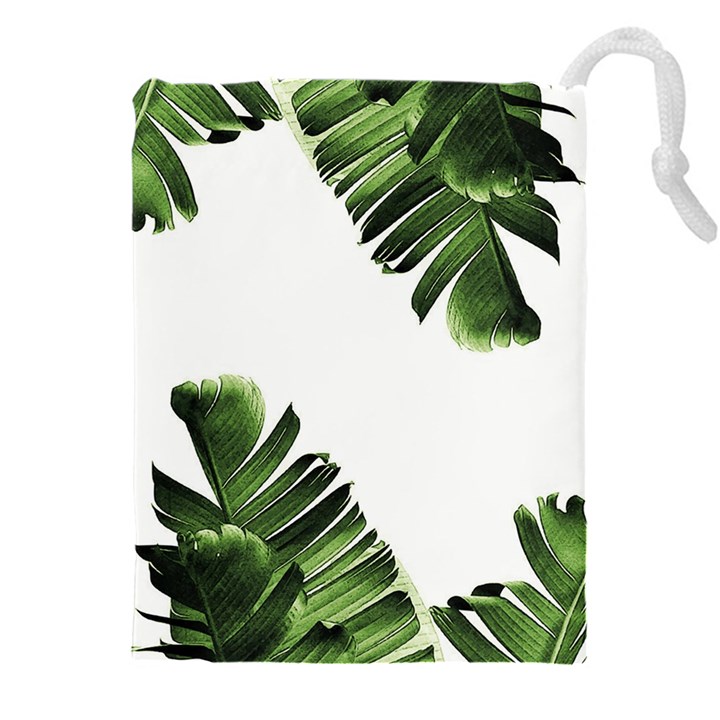 Banana leaves Drawstring Pouch (5XL)