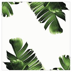 Banana Leaves Long Sheer Chiffon Scarf  by goljakoff