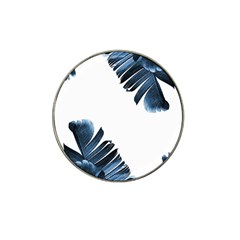 Blue Banana Leaves Hat Clip Ball Marker (10 Pack) by goljakoff