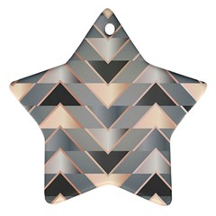 Modern Triangles Ornament (star) by LoolyElzayat