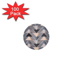 Modern Triangles 1  Mini Buttons (100 Pack)  by LoolyElzayat