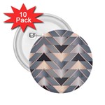 Modern Triangles 2.25  Buttons (10 pack)  Front