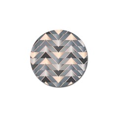 Modern Triangles Golf Ball Marker by LoolyElzayat