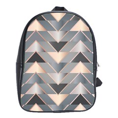 Modern Triangles School Bag (large) by LoolyElzayat