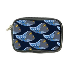 Queen Fish Doodle Art Coin Purse by tmsartbazaar