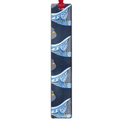 Queen Fish Doodle Art Large Book Marks by tmsartbazaar