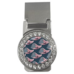 Doodle Queen Fish Pattern Money Clips (cz)  by tmsartbazaar