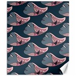 Doodle Queen Fish Pattern Canvas 8  x 10  8.15 x9.66  Canvas - 1