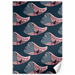 Doodle Queen Fish Pattern Canvas 12  x 18  11.88 x17.36  Canvas - 1