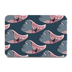 Doodle Queen Fish Pattern Plate Mats by tmsartbazaar