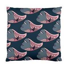 Doodle Queen Fish Pattern Standard Cushion Case (one Side) by tmsartbazaar