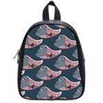 Doodle Queen Fish Pattern School Bag (Small) Front