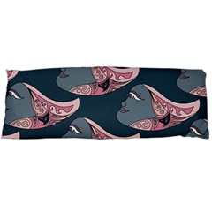 Doodle Queen Fish Pattern Body Pillow Case (dakimakura) by tmsartbazaar