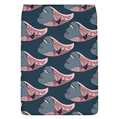 Doodle Queen Fish Pattern Removable Flap Cover (l) by tmsartbazaar