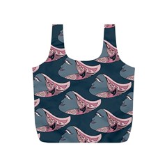 Doodle Queen Fish Pattern Full Print Recycle Bag (s) by tmsartbazaar