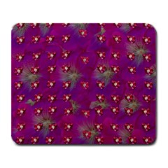 Beautiul Flowers On Wonderful Flowers Large Mousepads by pepitasart