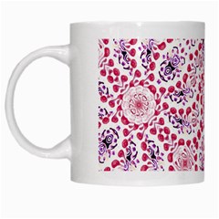 Modern Ornate Pattern Design White Mugs by dflcprintsclothing