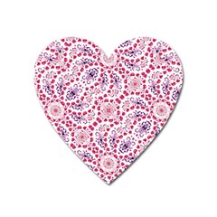 Modern Ornate Pattern Design Heart Magnet