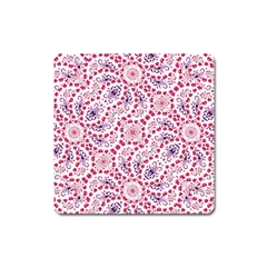 Modern Ornate Pattern Design Square Magnet by dflcprintsclothing