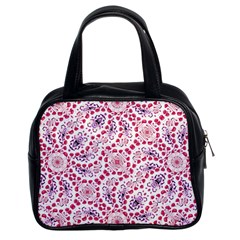 Modern Ornate Pattern Design Classic Handbag (two Sides) by dflcprintsclothing