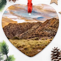 El Leoncito National Park Landscape, San Juan Province, Argentina Ornament (heart) by dflcprintsclothing