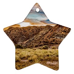 El Leoncito National Park Landscape, San Juan Province, Argentina Star Ornament (two Sides) by dflcprintsclothing