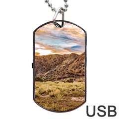 El Leoncito National Park Landscape, San Juan Province, Argentina Dog Tag Usb Flash (one Side)